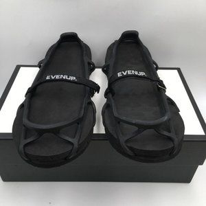 Evenup 7754513 Shoe Lift Balancer Leveler Walking Pad Black Size Large